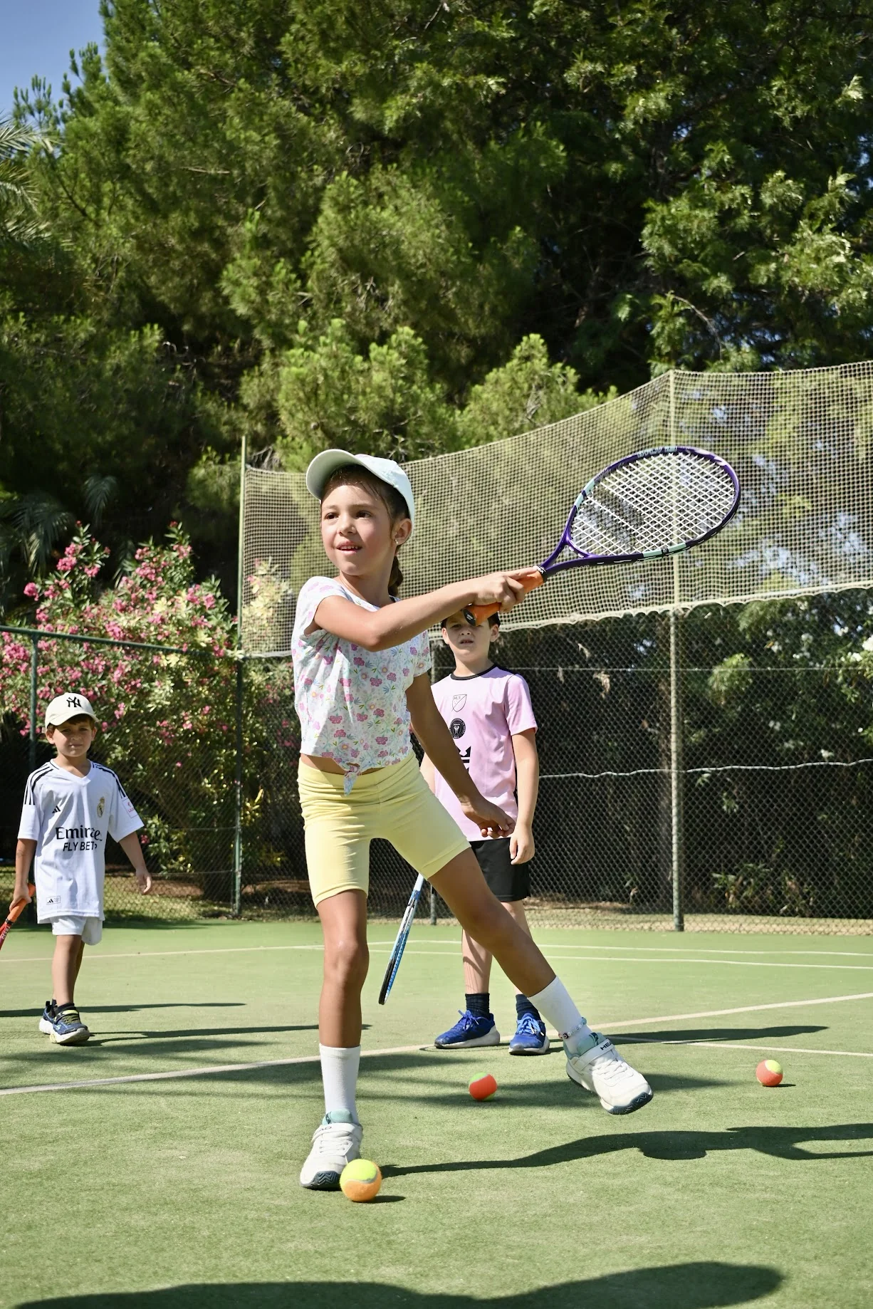 Ejercicios de pádel para niños pequeños